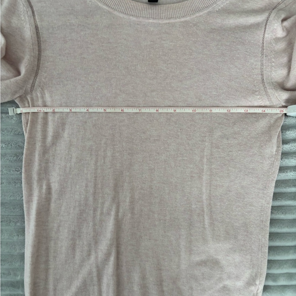 Banana Republic Light Pink Forever Crew Neck Sweater - Picture 5 of 9